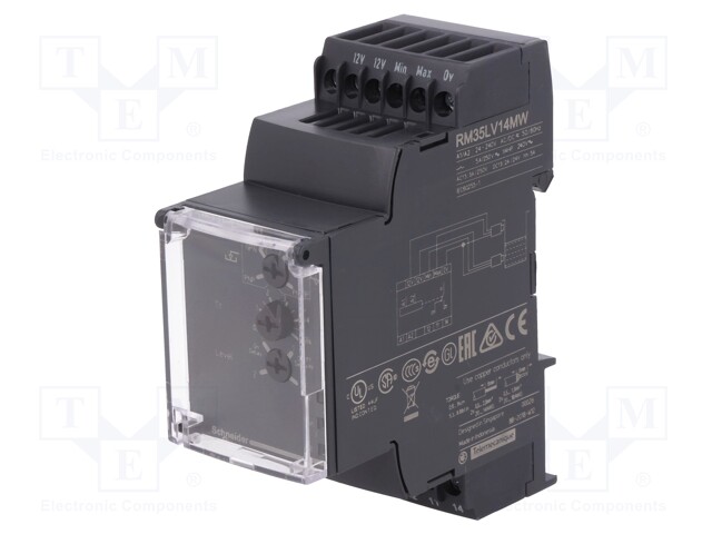 Module: level monitoring relay; 24÷240VAC; DIN; OUT 1: 250VAC/5A