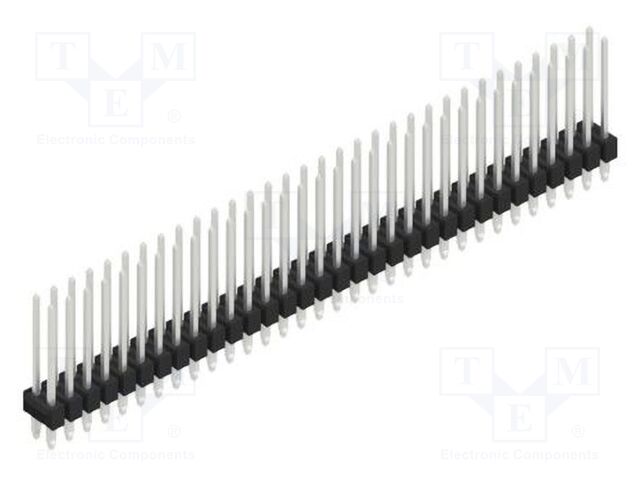 Connector: pin strips; pin header; male; PIN: 64; 2.54mm; THT; 2x32