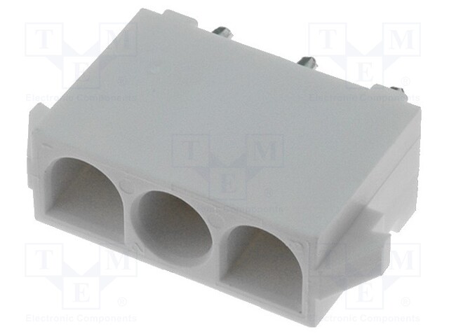 Socket; wire-wire/PCB; female; Universal MATE-N-LOK; 6.35mm; THT
