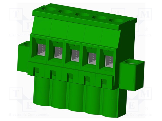 Connector: pluggable terminal block; plug; female; angled 90°