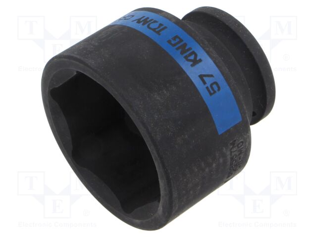 Wrench; 6-angles,hex socket,socket spanner,impact; 3/4"; short