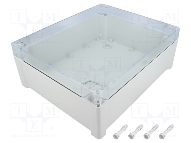 Enclosure: multipurpose; X: 239mm; Y: 289mm; Z: 107mm; TEMPO; grey