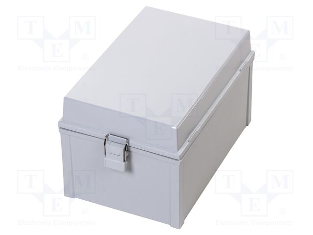 Enclosure: wall mounting; X: 200mm; Y: 300mm; Z: 180mm; CAB; grey