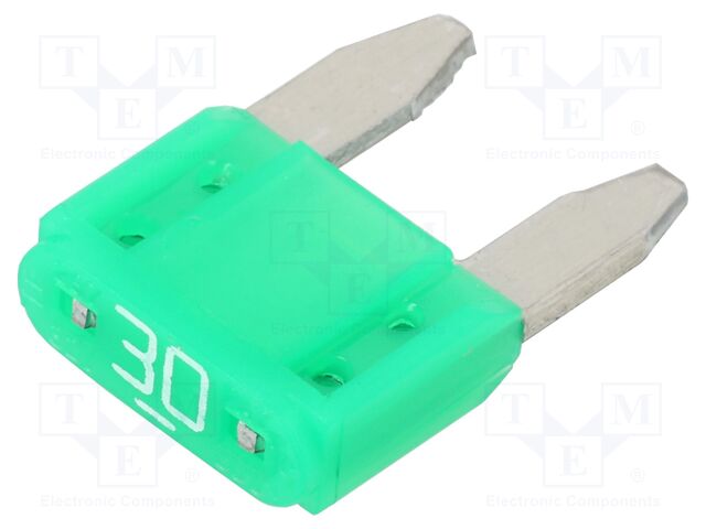 Fuse: fuse; 30A; 32VDC; medium time-lag; automotive; mini; holders