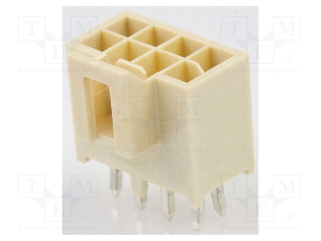 Connector: wire-board; -40÷115°C; vertical; PIN: 8; THT; male; 2.5mm