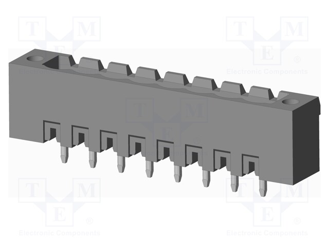 Connector: pluggable terminal block; socket; male; on PCBs