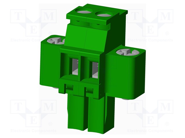 Connector: pluggable terminal block; plug; female; angled 90°