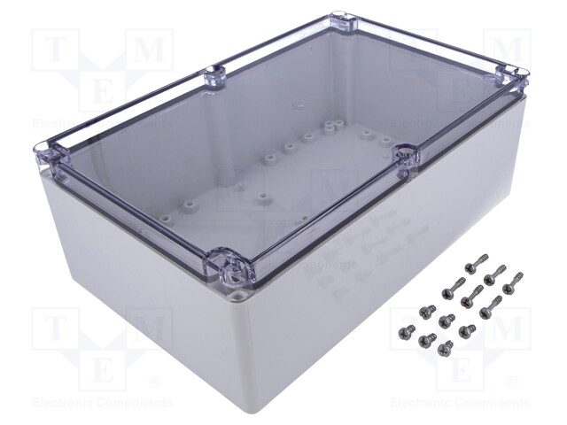 Enclosure: multipurpose; X: 160mm; Y: 250mm; Z: 90mm; EURONORD; grey