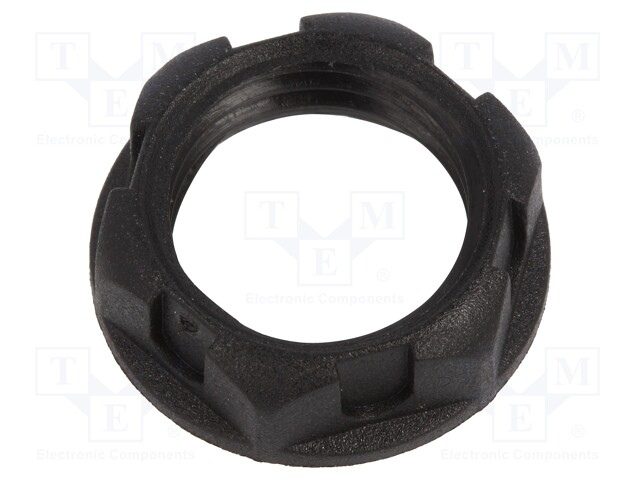 Nut; black; Series: S1