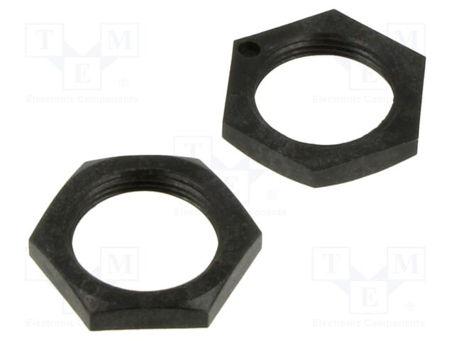 Nut M18; poliacetal; 2pcs; E2F