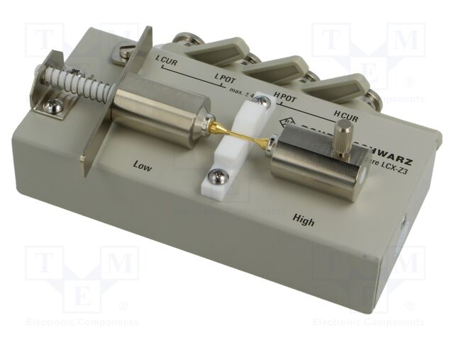 Test acces: test fixture; LCX100,LCX200; SMD components; 10MHz
