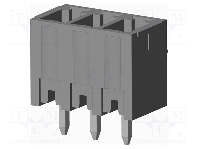 Connector: pluggable terminal block; socket; male; on PCBs
