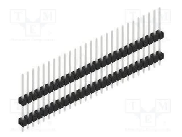 Connector: pin strips; pin header; male; PIN: 27; 2.54mm; THT; 1x27
