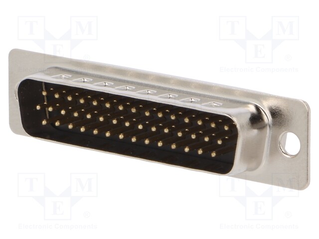 D-Sub HD; PIN: 44; male; soldering; for cable; gold-plated