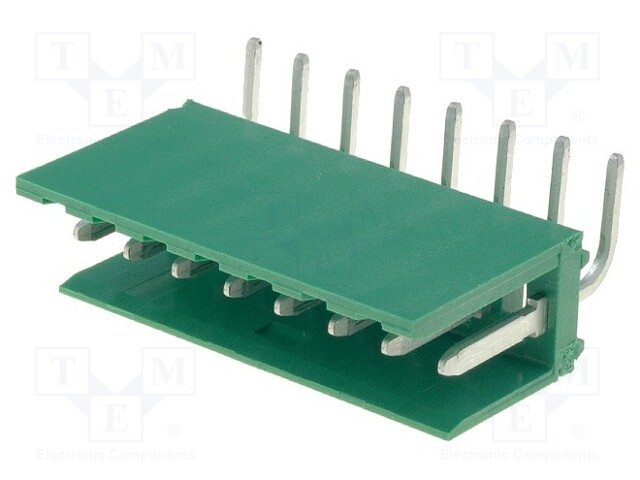 Socket; wire-board; male; AMPMODU MOD I; 3.96mm; PIN: 8; THT; tinned