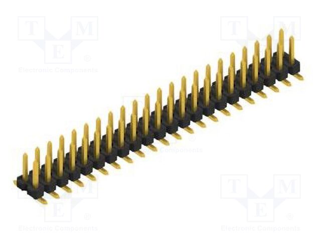 Connector: pin strips; pin header; male; PIN: 44; 2.54mm; SMT; 2x22