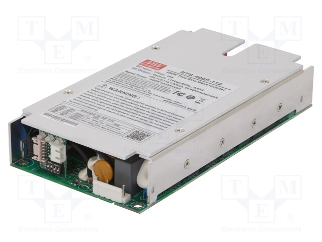 Converter: DC/AC; 400W; Uout: 110VAC; 10÷16.5VDC; 186x100.5x32mm