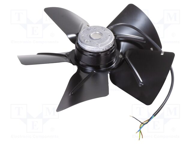 Fan: AC; axial; 230/400VAC; Ø298x109mm; 3130m3/h; 72dBA; 2580rpm