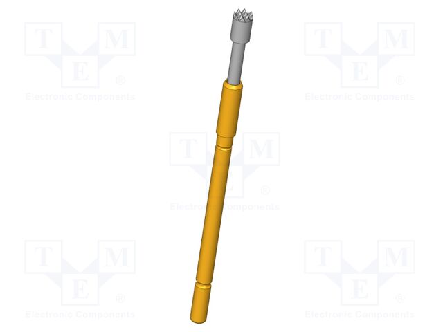 Test needle; Operational spring compression: 4mm; 8A; Ø: 2mm; 3N