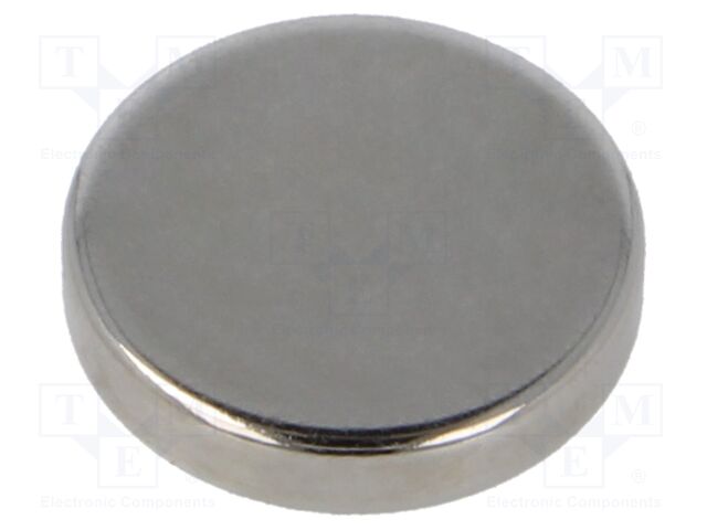 Magnet: permanent; neodymium; 67N; Ø: 25mm; H: 5mm