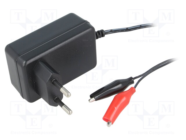 Charger: for rechargeable batteries; acid-lead; 1.2A; 4÷12Ah