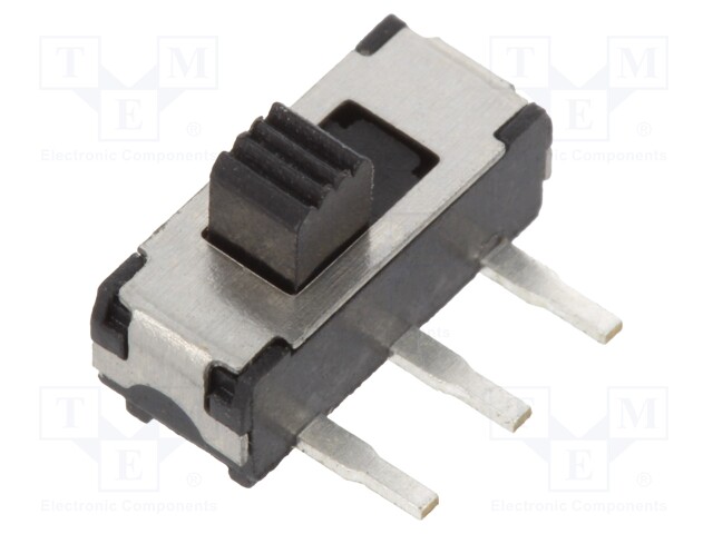 SWITCH, SLIDE, SPDT, 300mA, 6V, PCB