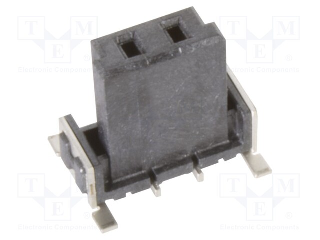 Connector: PCB to PCB; female; PIN: 2; 2.54mm; -55÷125°C; 25A; SMT