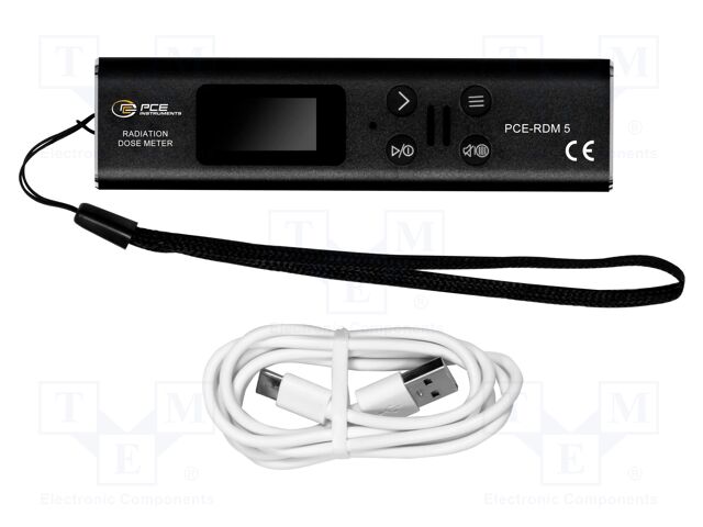Meter: radation; LCD TFT; 0,08÷9999 uSv/h; 105x27x17mm