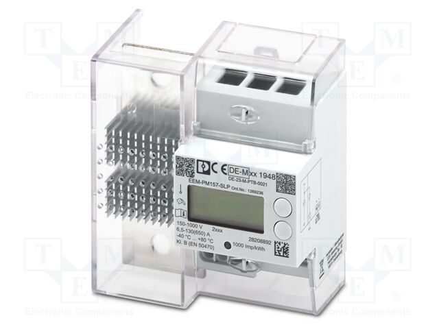 Counter; digital,mounting; for DIN rail mounting; 150÷1000VDC