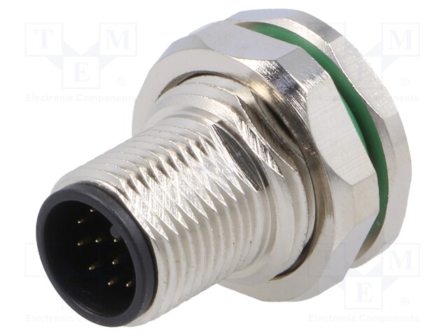 Socket; M12; PIN: 12; male; A code-DeviceNet / CANopen; THT; IP67