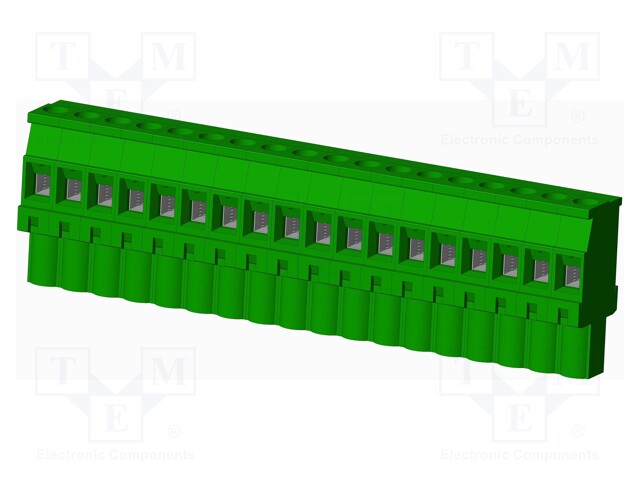 Connector: pluggable terminal block; plug; female; angled 90°