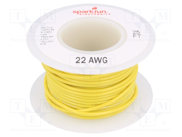 Wire; stranded; red,blue,black,white,green,yellow; PVC