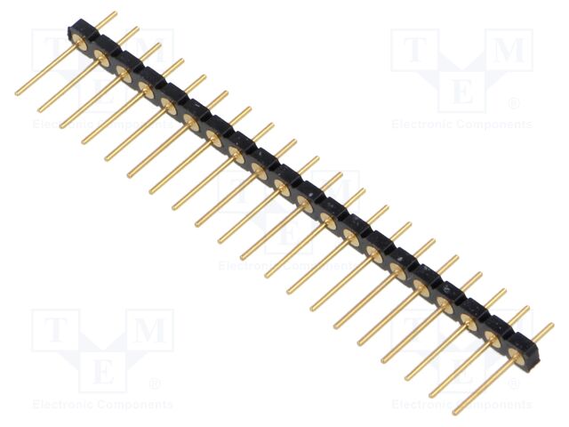Connector: pin strips; pin header; male; PIN: 20; 2.54mm; THT; 1x20