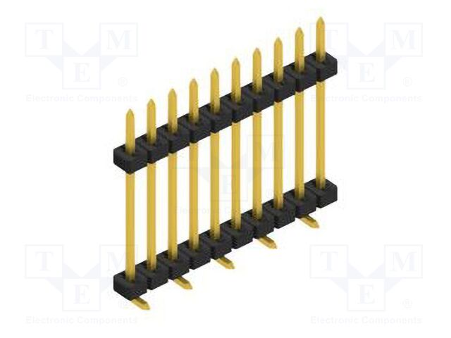 Connector: pin strips; pin header; male; PIN: 10; 2mm; SMT; 1x10