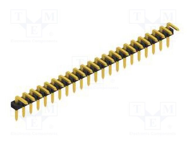 Connector: pin strips; pin header; male; PIN: 22; 2mm; THT; 1x22