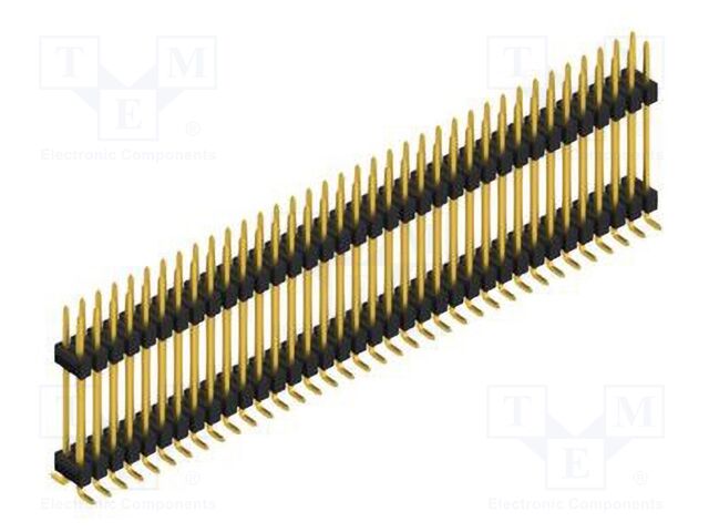 Connector: pin strips; pin header; male; PIN: 72; 2.54mm; SMT; 2x36