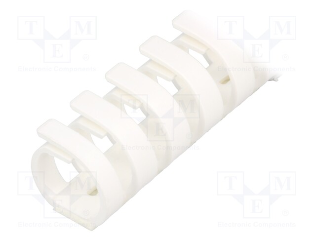 Wiring duct; Colour: white; Mat: polypropylene; UL94V-0; L: 0.5m