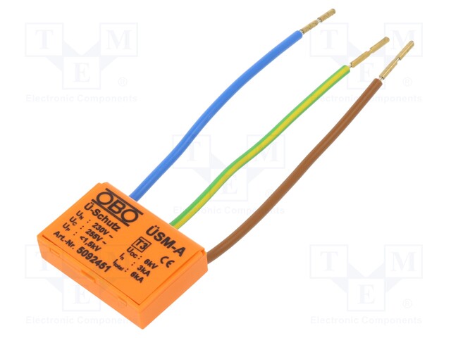 Surge arrestor; Mounting: DIN; IP20