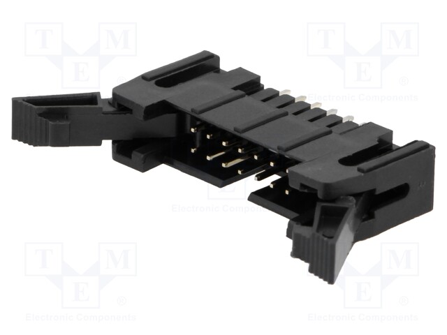 Socket; IDC; male; PIN: 50; straight; with ejector; THT; 2.54mm