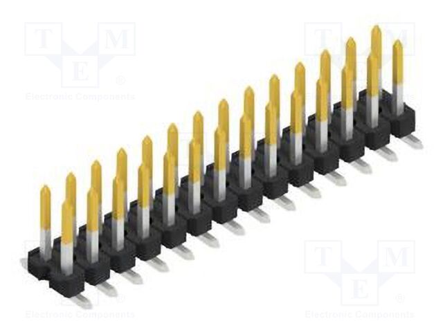 Connector: pin strips; pin header; male; PIN: 28; 2.54mm; SMT; 2x14