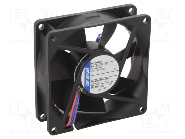 Fan: DC; axial