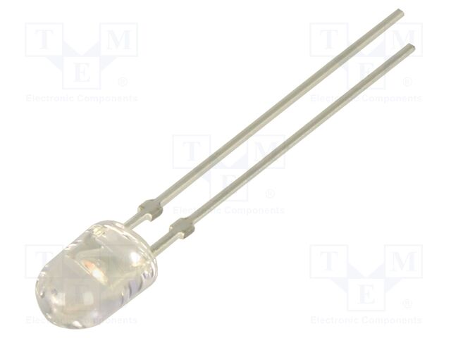 LED; pink; oval; 5.1x4.3mm; 5500mcd; Front: convex; 3.1VDC; 20mA