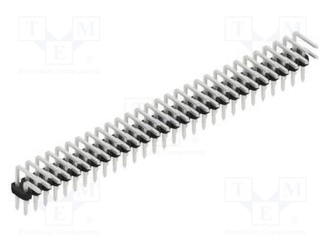 Connector: pin strips; pin header; male; PIN: 58; 2mm; THT; 2x29