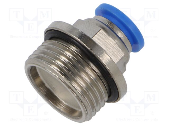 Push-in fitting; straight; -0.95÷15bar; PBT; Thread: M20x1,5