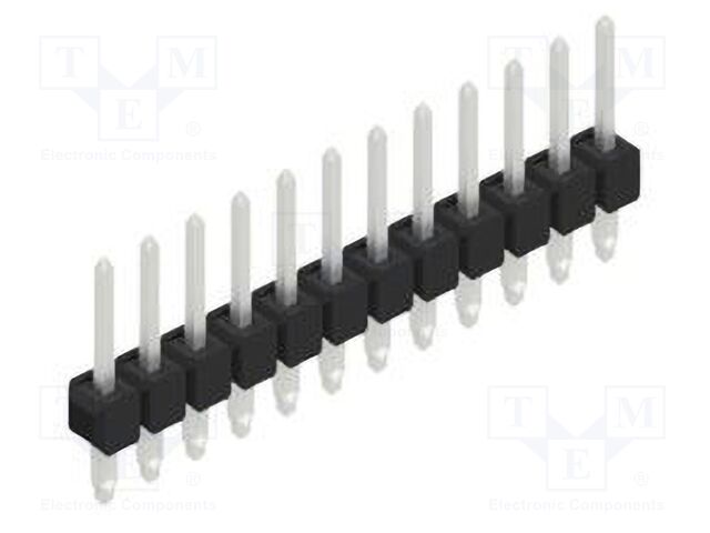 Connector: pin strips; pin header; male; PIN: 12; 2.54mm; THT; 1x12