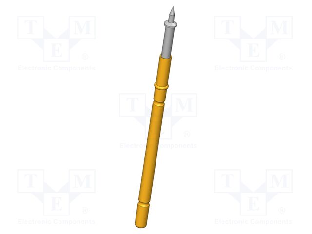Test needle; Operational spring compression: 4mm; 5A; Ø: 1.8mm