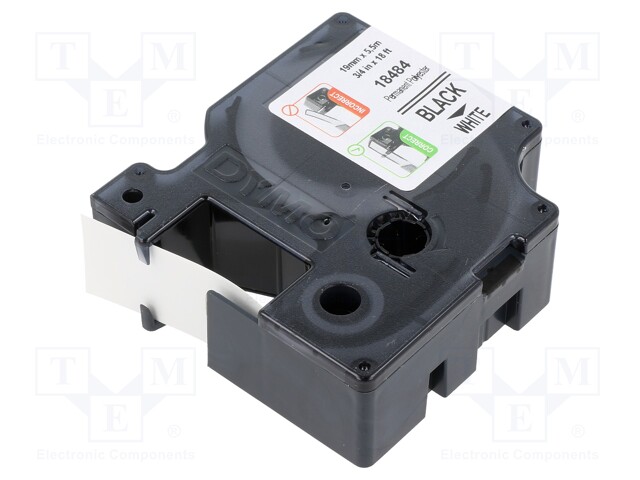 Tape; Width: 19mm; Colour: white; Character colour: black; L: 5.5m