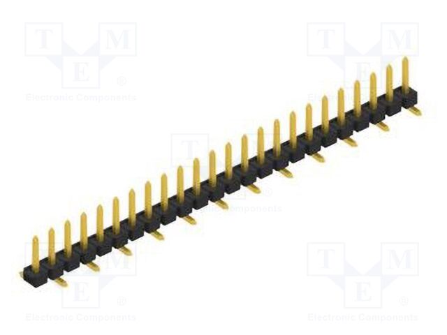 Connector: pin strips; pin header; male; PIN: 24; 2.54mm; SMT; 1x24