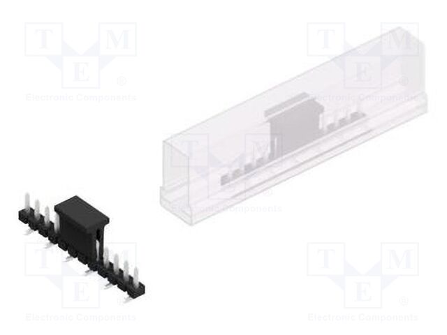 Connector: pin strips; pin header; male; PIN: 12; 2.54mm; SMT; 1x12