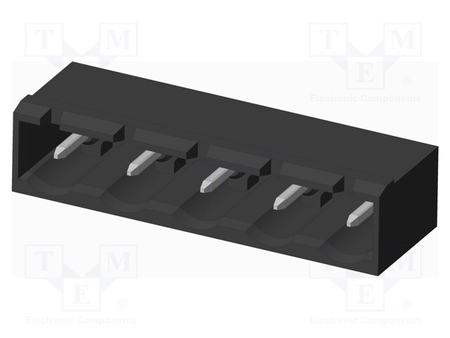 Connector: pluggable terminal block; socket; male; on PCBs